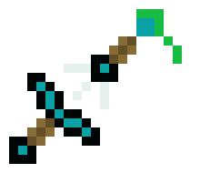 [9664c4] Diamond cross bow/arrow