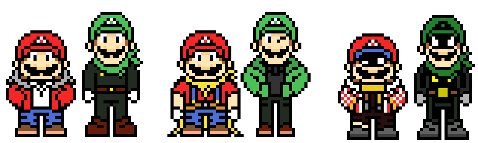 [f16278] UnderToad, Toadswap and Toadfell Mario and Luigi Overworld Sprite