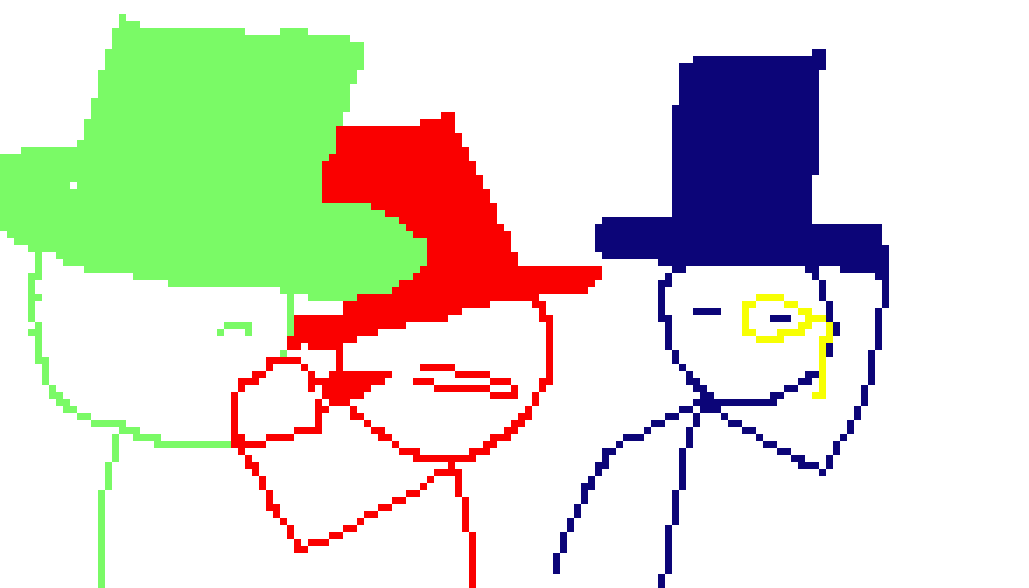 [509fd2] bmo how tuff is this photo fr. This uhh lore was that me demented and scarecrow were rich oil men in the 1800s fr n we were aura farming