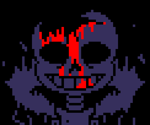 [7ce906] *(A voice was heard, it sounded like DustTrust's voice?) -HorrorTale Sans