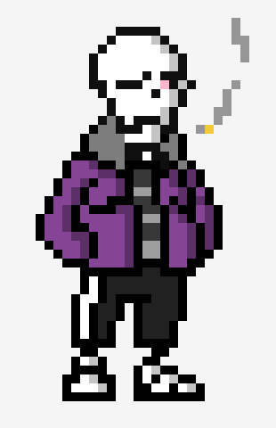 [23173a] Swapfell Papyrus sprite (By Wolfie)