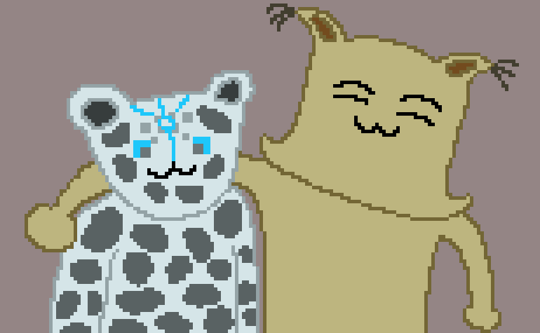 [fe49aa] Floofy Lynx Boyo & Zilly