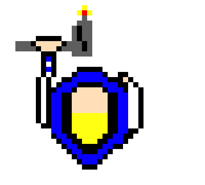 [9664c4] Jacket Blue UZI firing