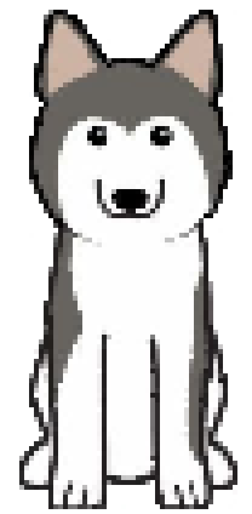 [0effdc] sitting Husky