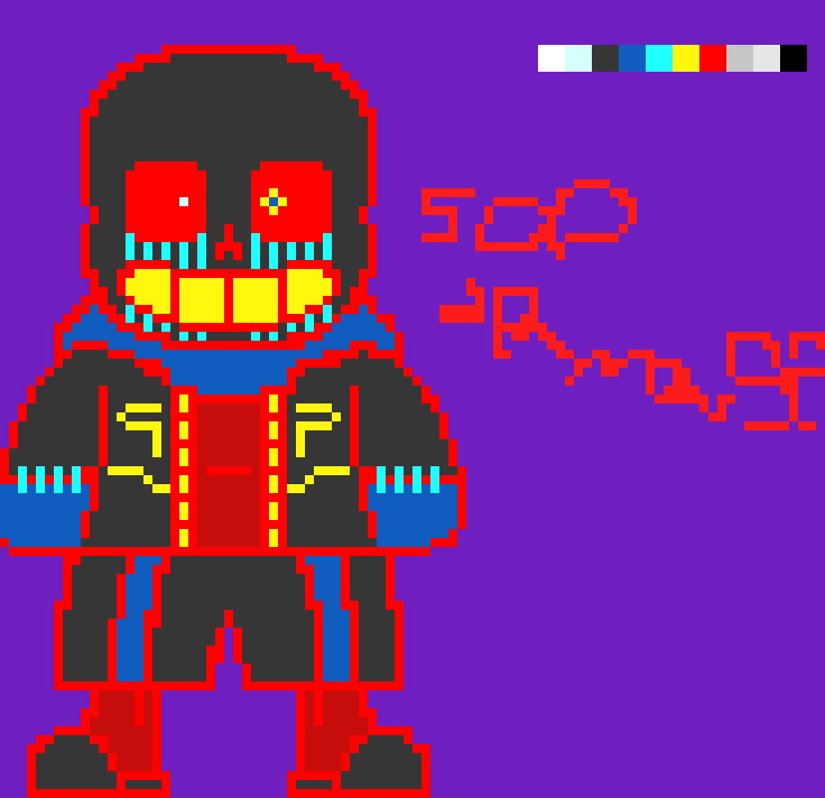 [ae7706] ... *500 damage tooken 500 left* - ERROR!sans
