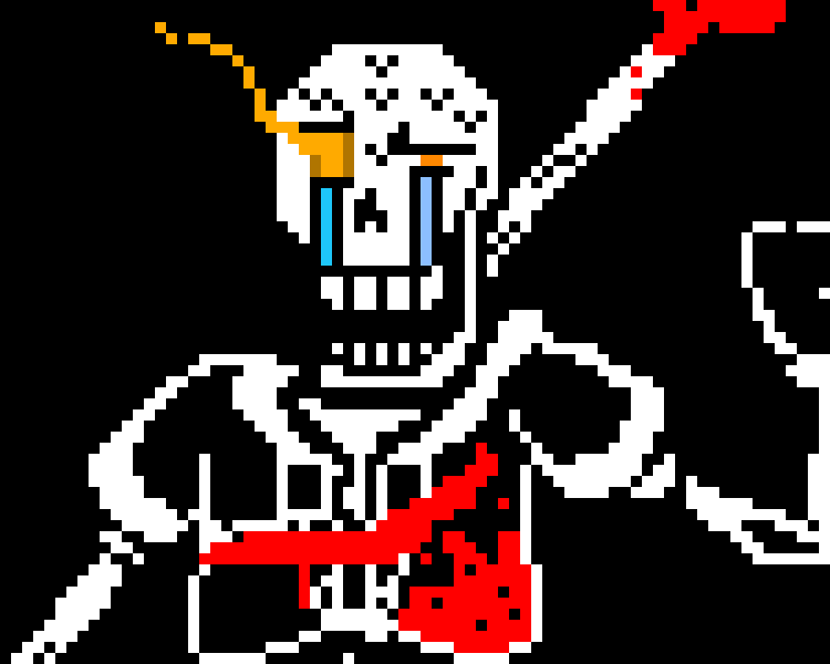 Disbelief Papyrus: [summons 10000000 gaster blasters pointing at dust]