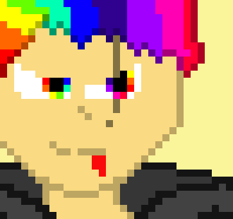 *no id like the slash to be a shade of red so it doesnt match the red on the hoodie lol also this looks great!-rainbowfox2011