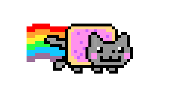 [9664c4] Rainbow kitty