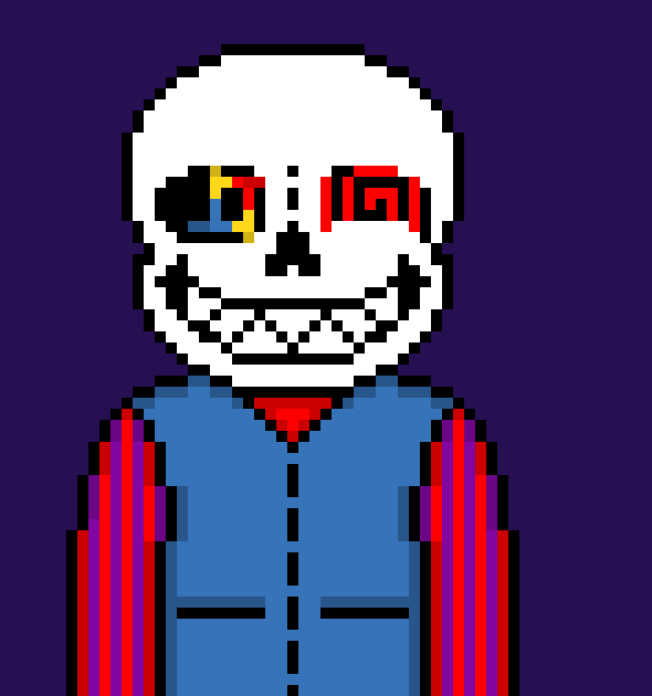 [71fafd] *holding up Sans by his shirt* what to do with the little child? maybe put him in the arena and make moneeeeey