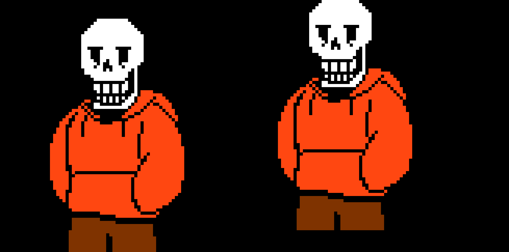 [e6d58b] Underswap Papyrus Sprite.