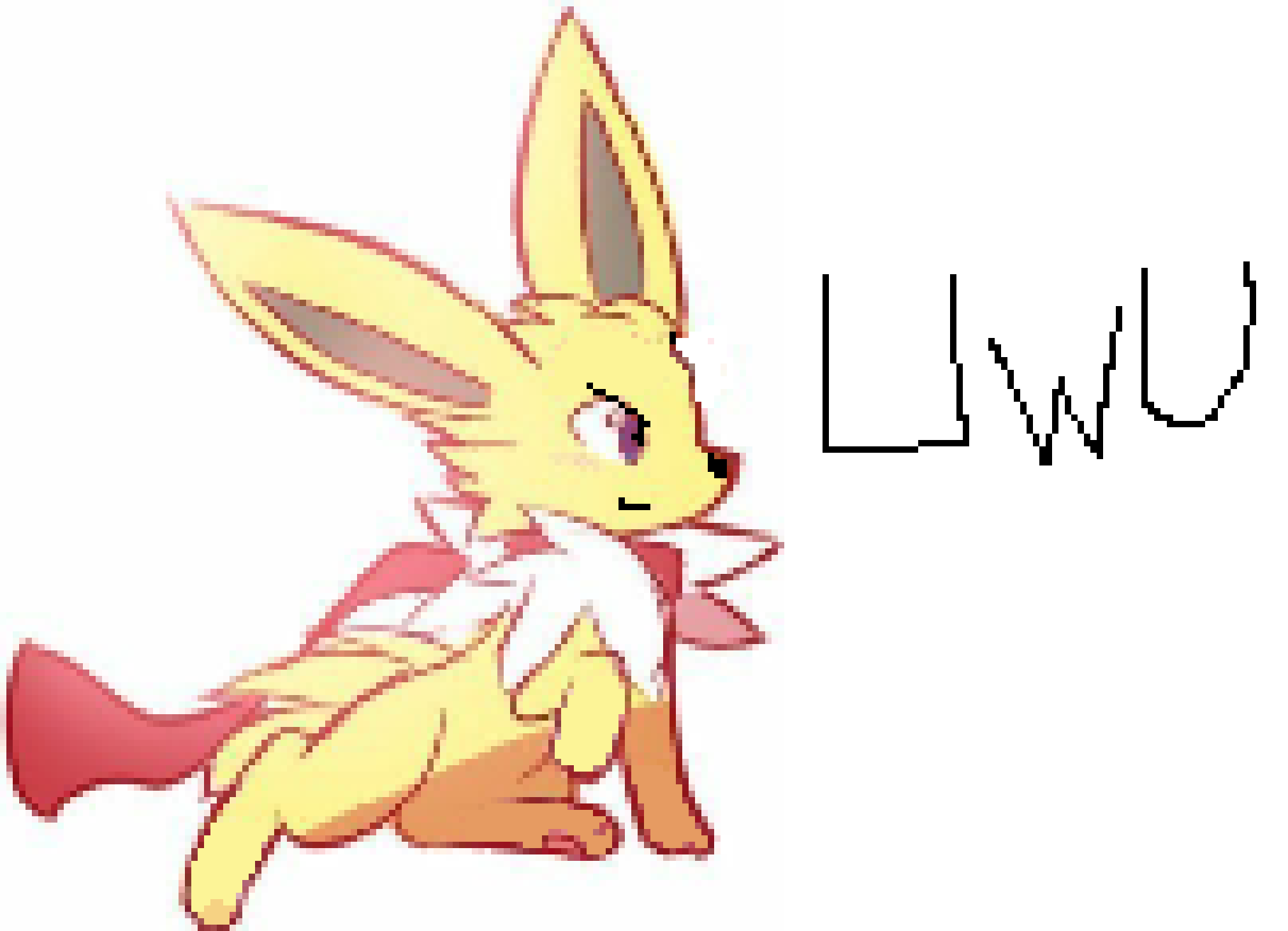 [8e0c41] Thunder the Jolteon is on a mission for UwU