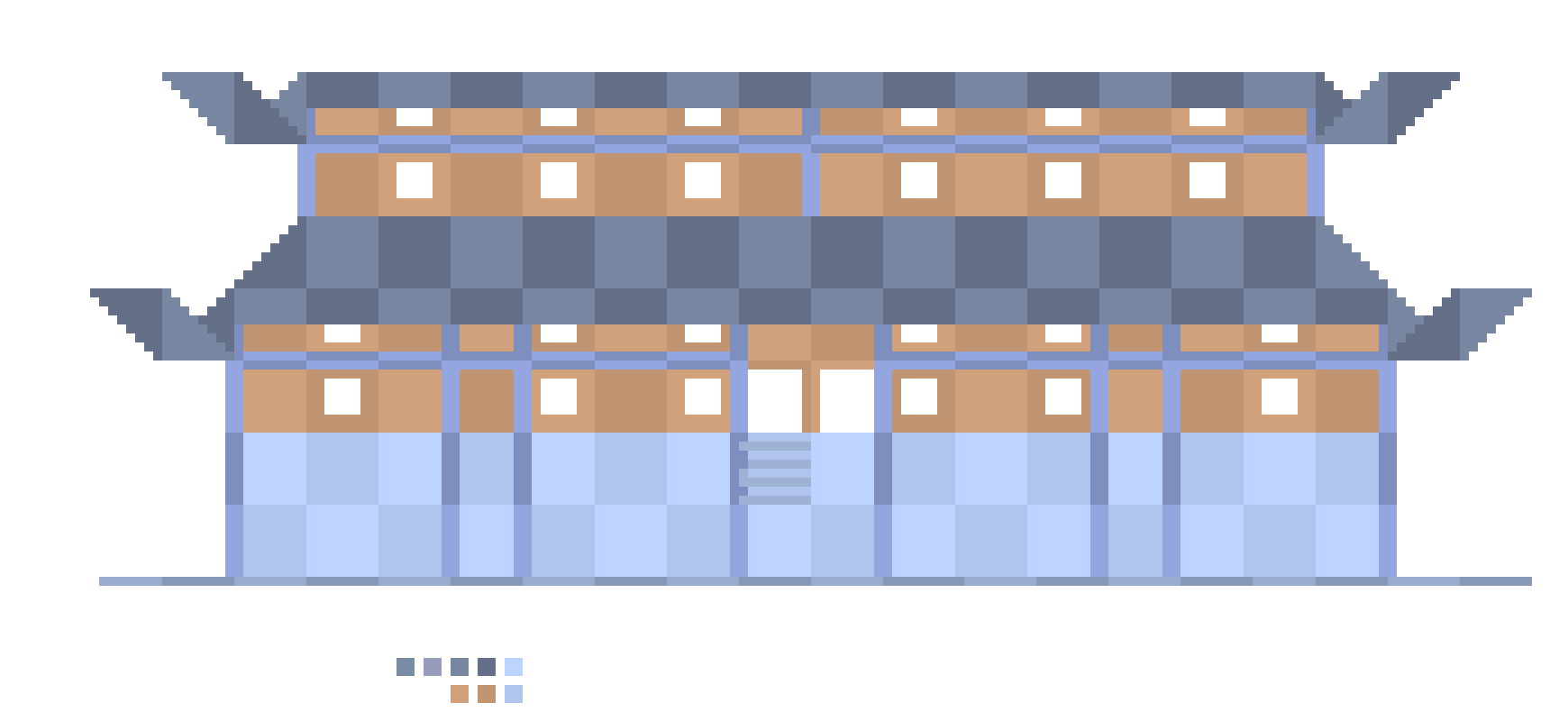 large Japenese castle (ark)