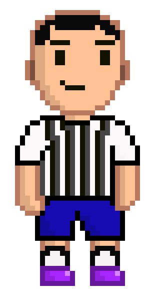 [918541] Soccer Player Idle Yellow Striped Black