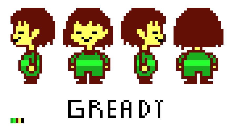 Gready MY OC UNDERTALE