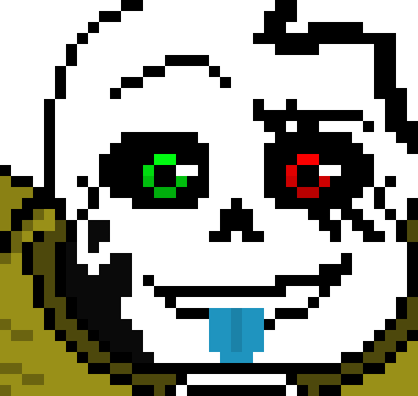 [c7028f] (.....Sans hide my chainsaw ;w;