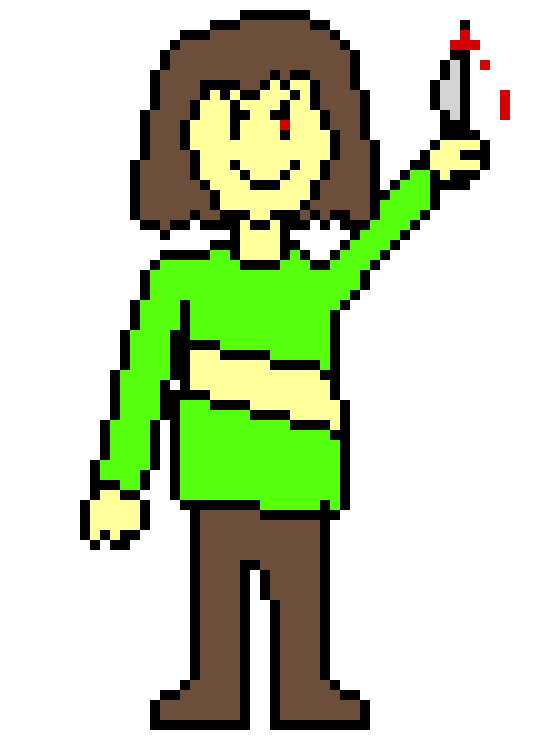 [9664c4] Undertale Chara paint