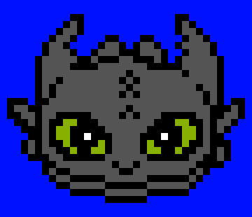[9664c4] Pixel Toothless