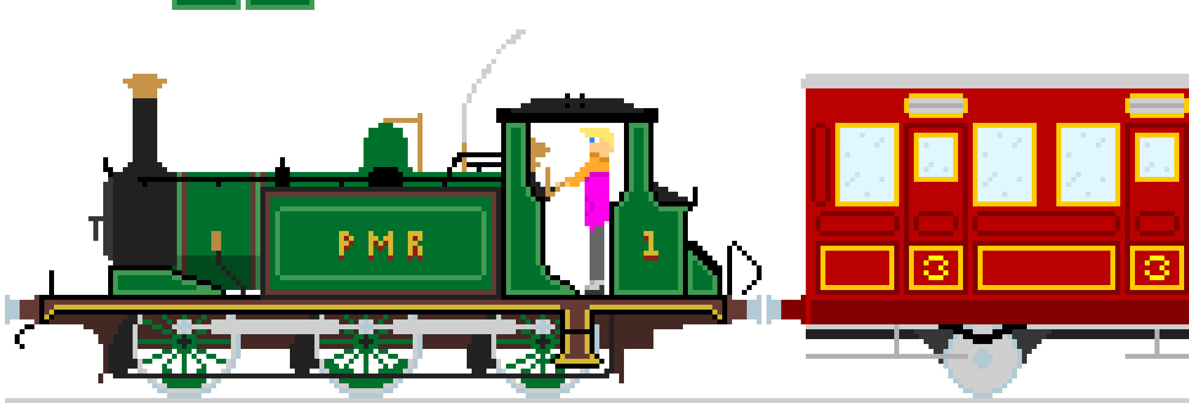 [c4081a] *It whistles loudly to signal it`s arrival* 