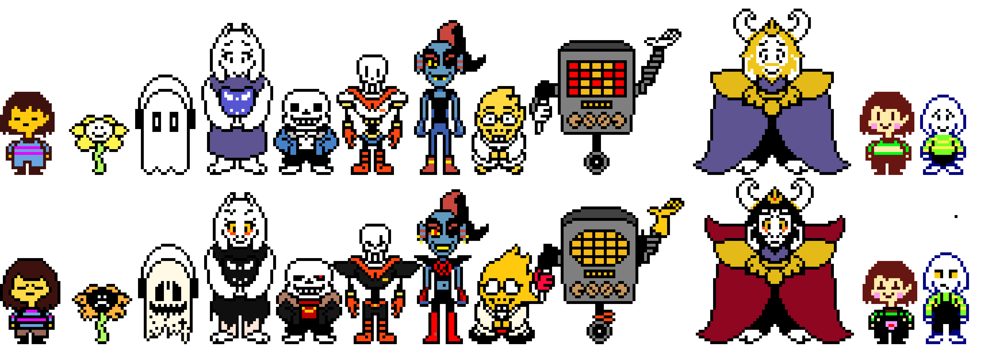 [172795] UNDERTALE & UNDERFELL main characters canon