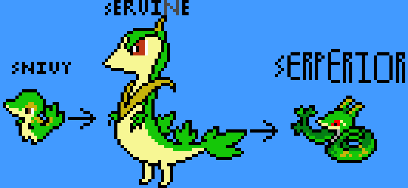 [9664c4] Snivy evelution line