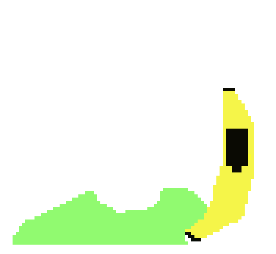 [9664c4] pixle banana