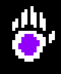 [54b5be] Gaster Hand (Purple)