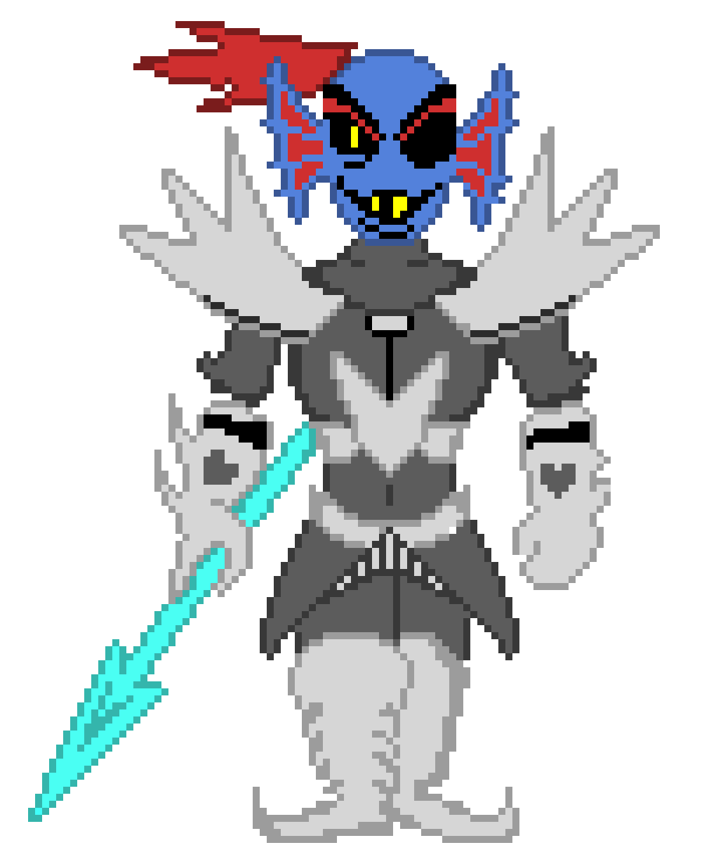 [1cf7cd]  Undyne The Undying Colored sprite