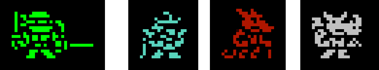 [0e3ee2] PIXEL GUYS 1-4