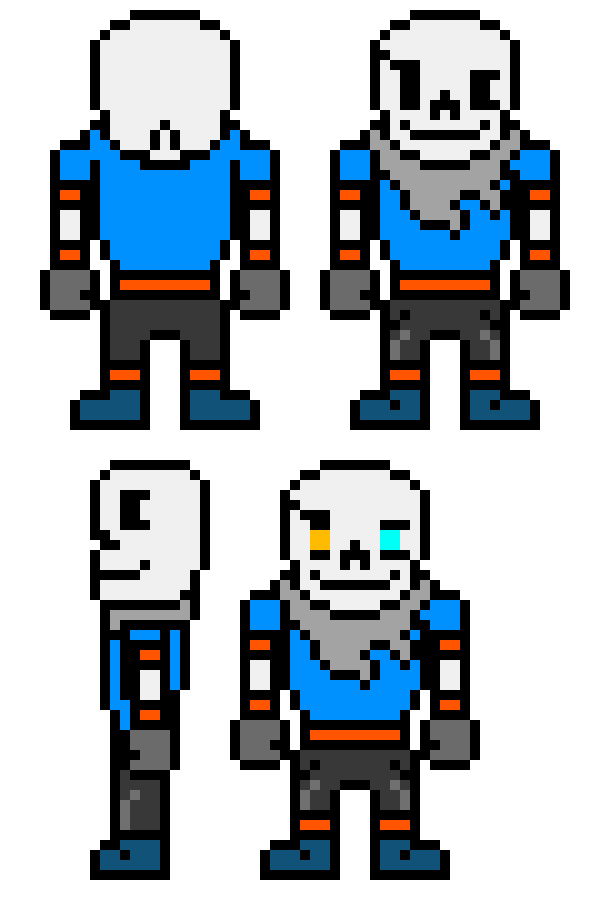 [9664c4] Ariel (Sans and Papyrus Fusion) - FuseTale