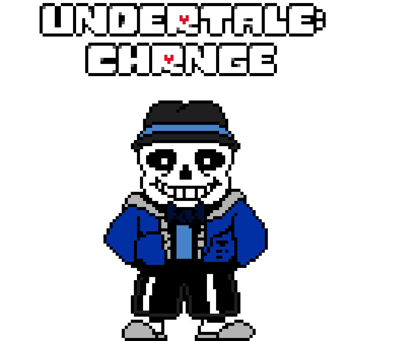 [ad245b] Undertale: Change Detective Sans Battle Sprite. ( Colored )