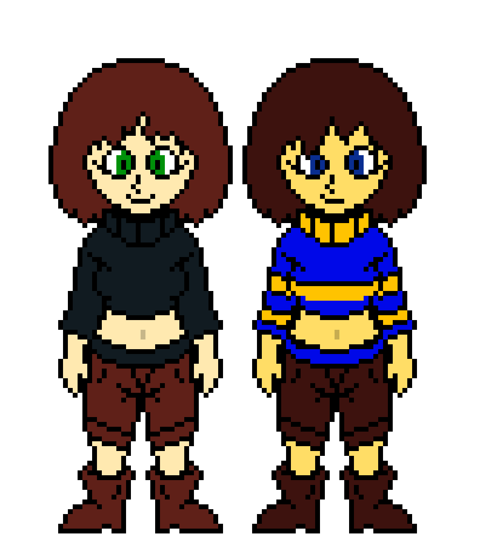 [993fcc] Abovetale Chara and Frisk