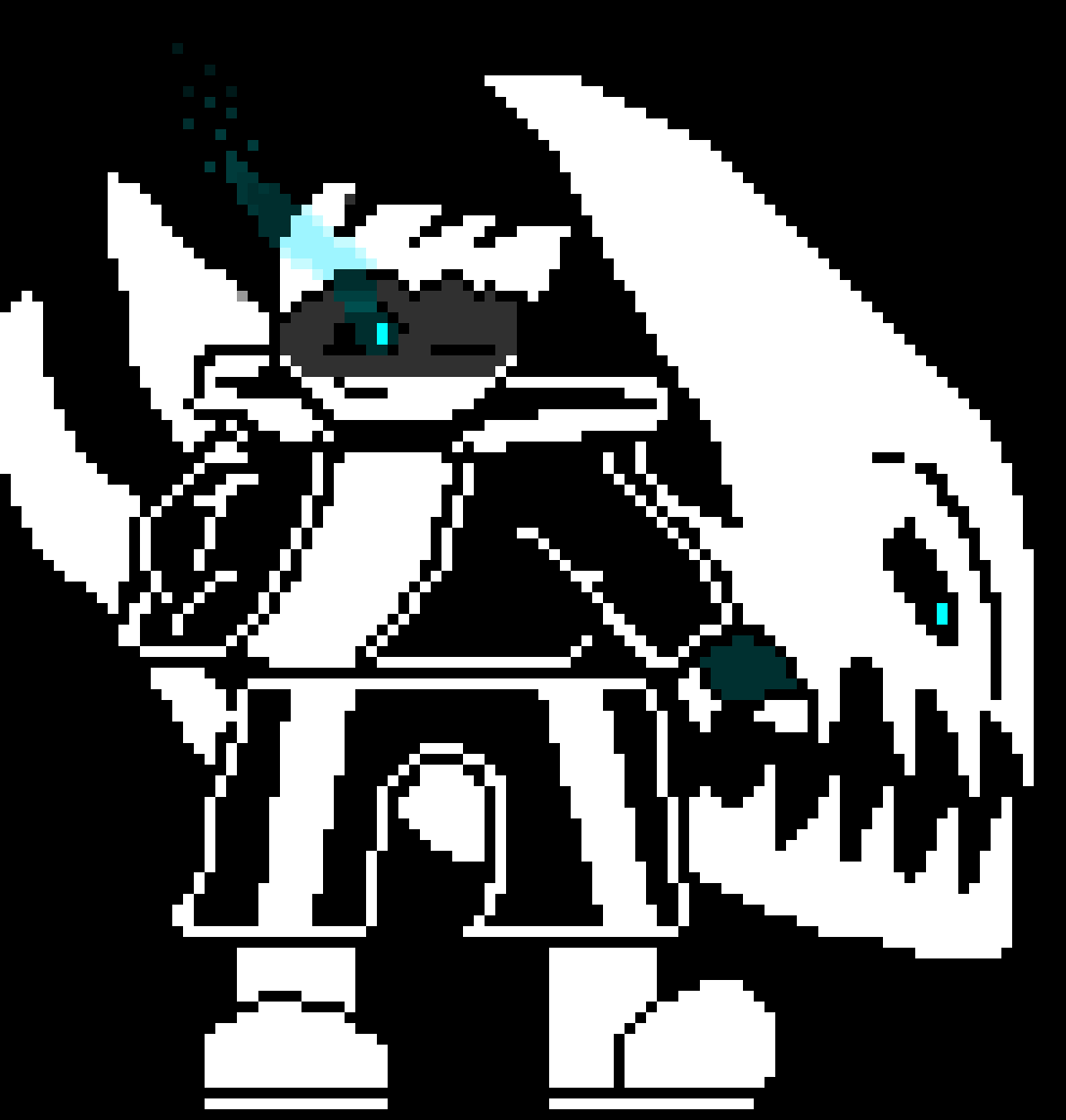 [8d9029] *he turns human and instantly summons an ultra blaster.