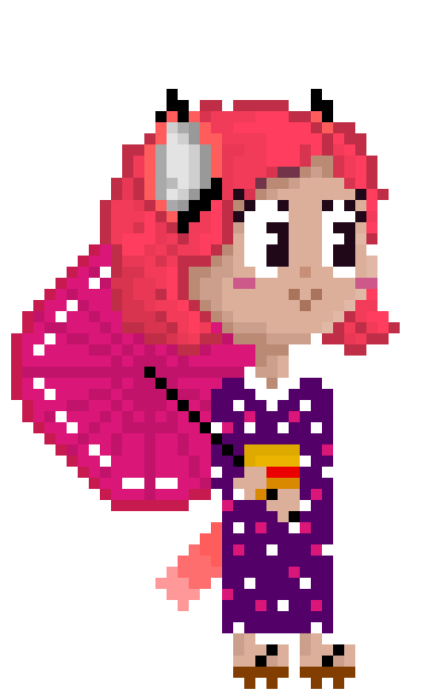 [e490f7] Kimono Fox Loen