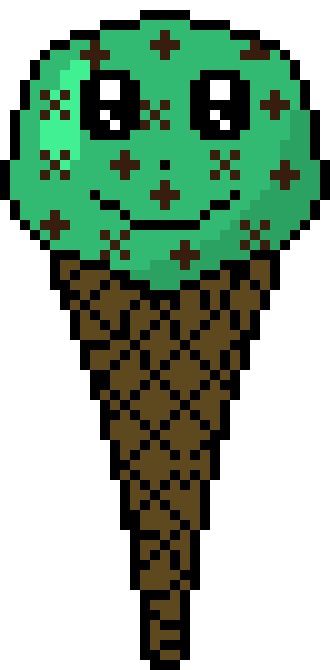 [9664c4] Mint Ice Cream