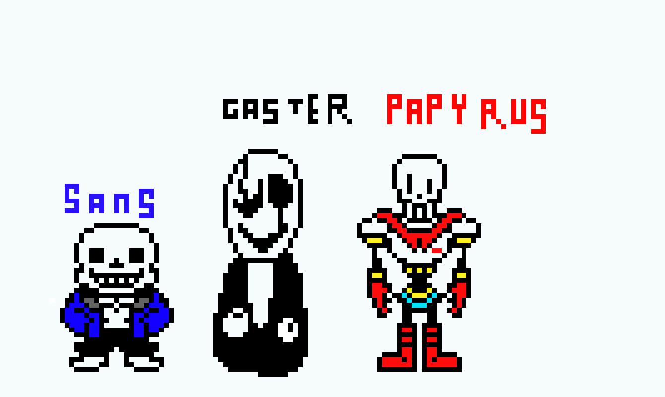 [9664c4] gaster, sans and papyrus