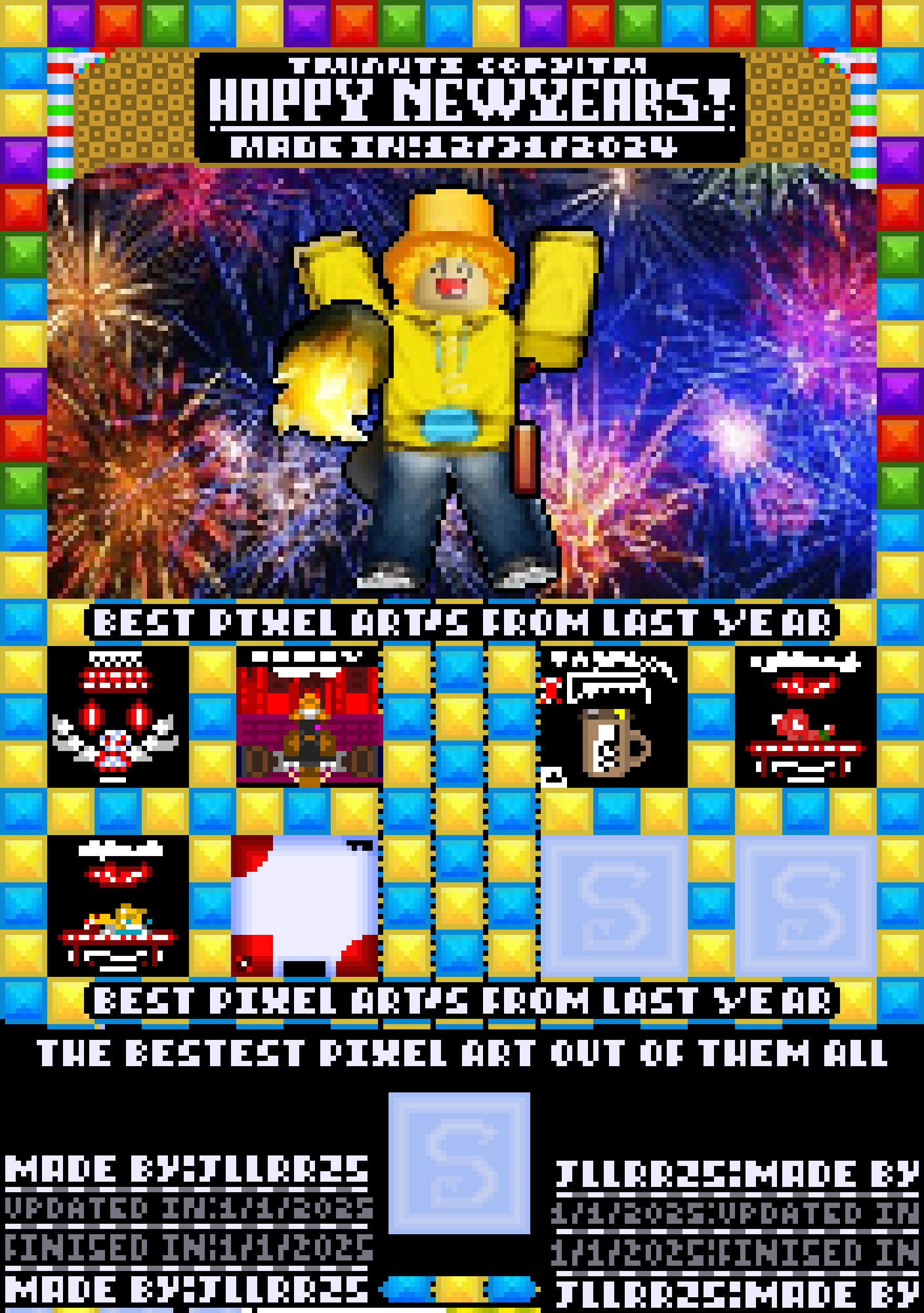 [bf3096] Happy new Year's 2025 Celebration ( FILLED SLOTS UNFINISHED )