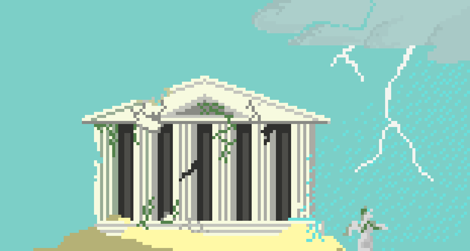 [9664c4] greek - Parthenon Ruins
