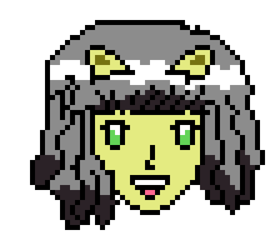 [9664c4] Anime elf (Pixel art)