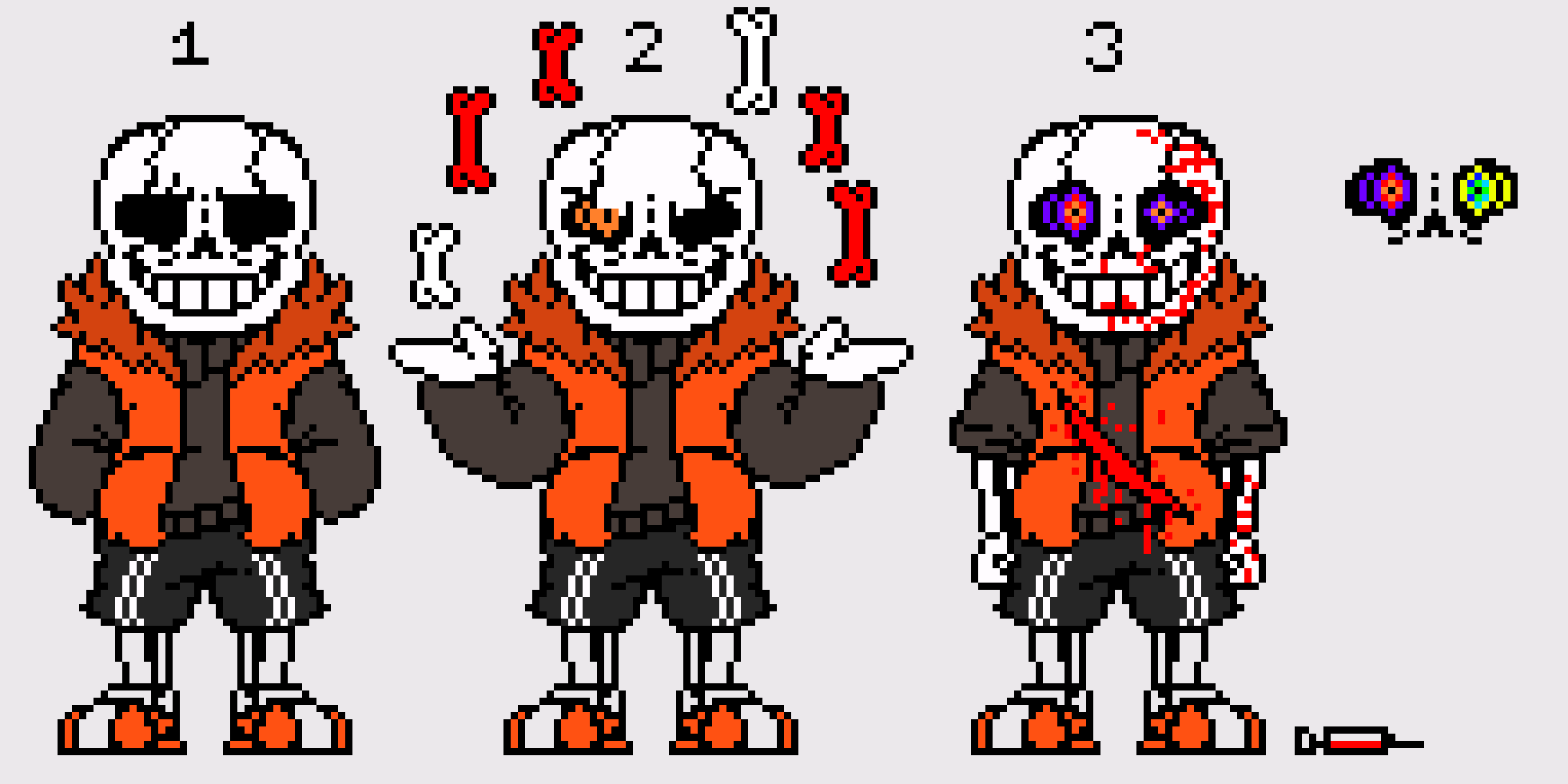 UnderMAD MAD-MODE Sans All Phases 1-3