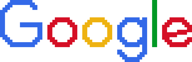Pixelated Google Logo