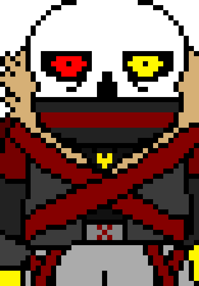 I'm cross!Fell sans. Hey, TomKat? I've seen you with a muststache. -Bryson