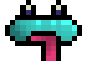 [ac0645] Frog man Head