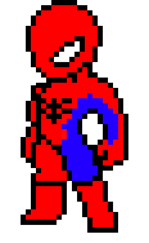 [4a3fe4] Spider-Man Pixel Art (2)