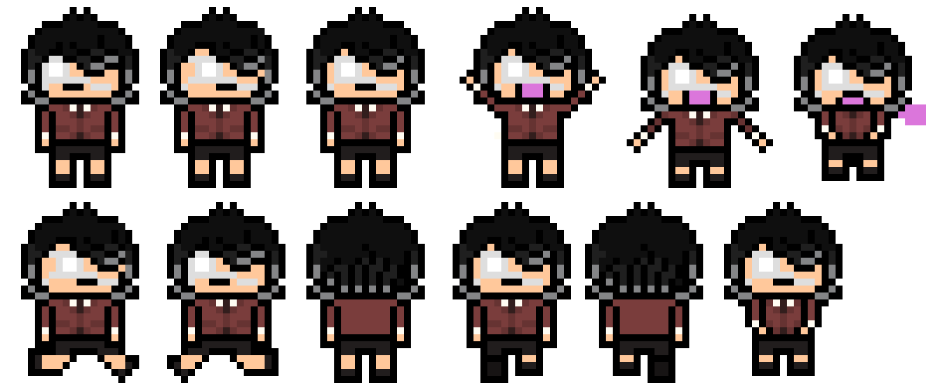[4f22c5] Retsuko Sprite Sheet