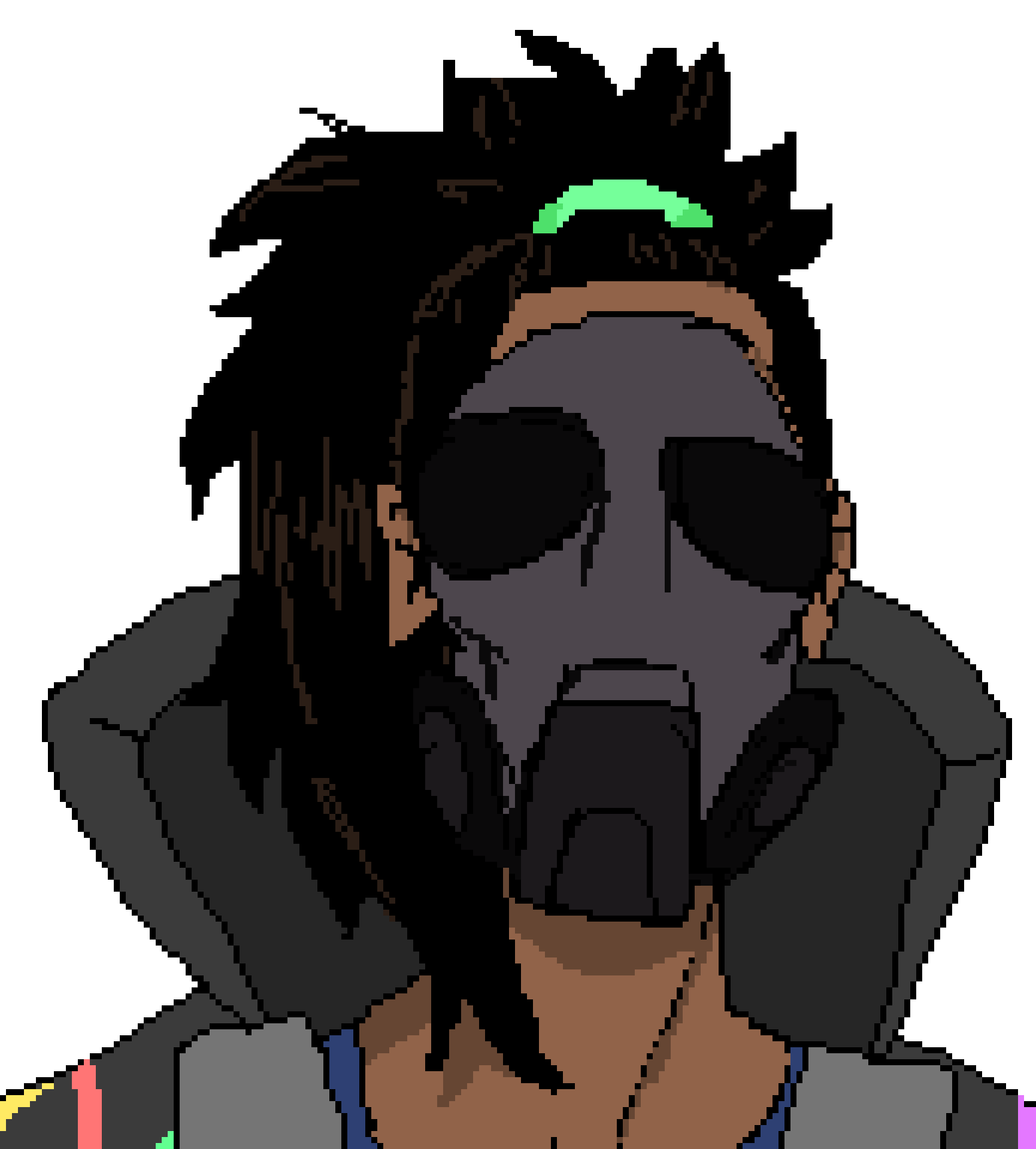 [c0b9c8] *She makes a snarling noise then laughs* "Damn right." *Her fist flies forward and punches dell straight in his chest, sending him flying back. She stands* "The government is a burning pile of trash. And that's my paradigm. That laws and rules are for pussies. So I don't follow them." *She jumps up into the air and slows to a stop mid air* "Including the laws of physics."