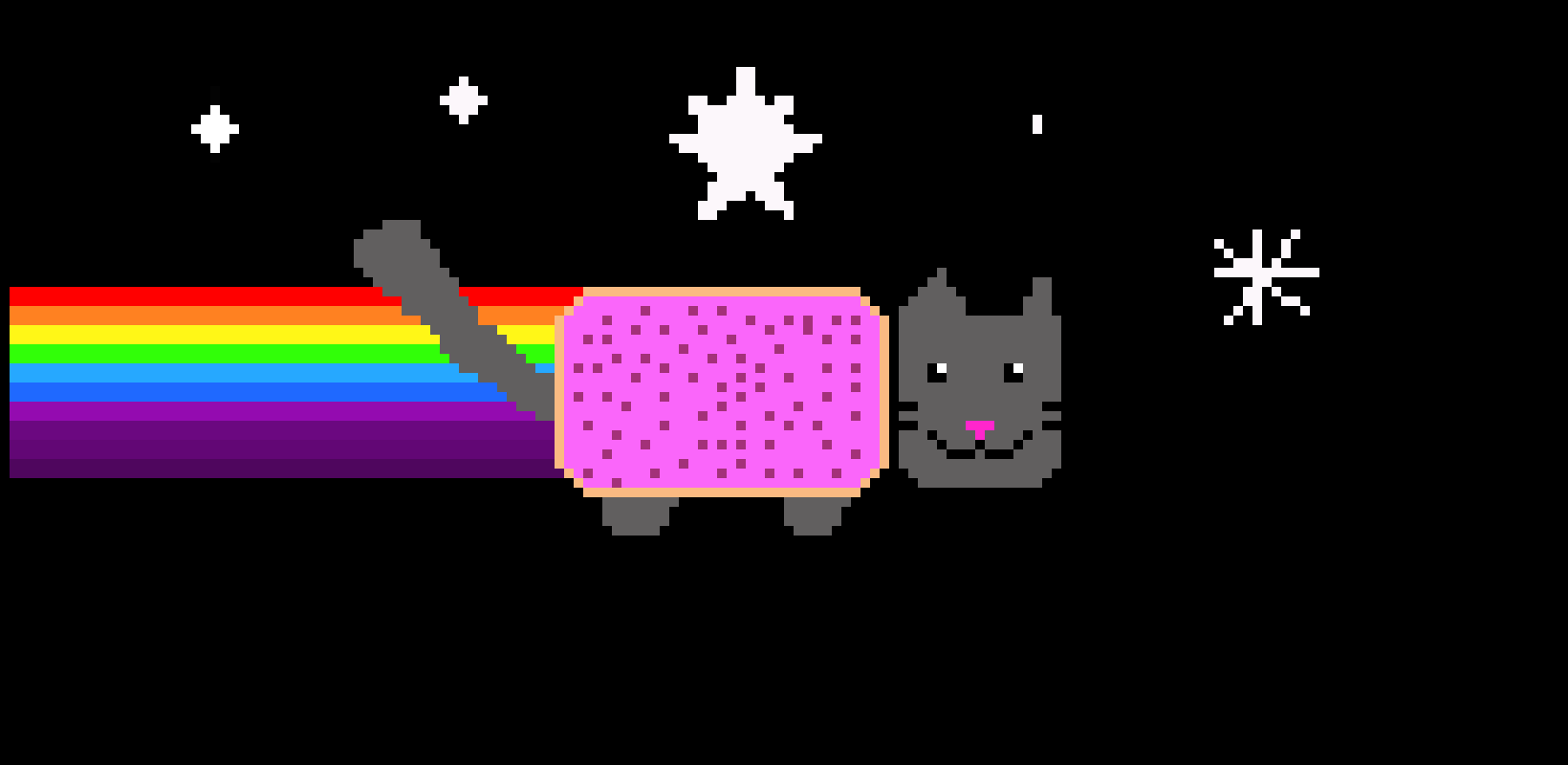 [9664c4] Nyan cat mew =^.^=