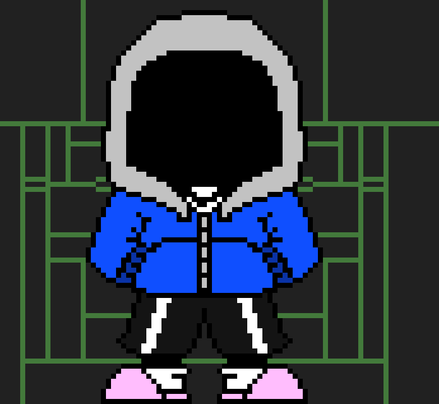 *a hooded figure watches the commotion from afar.