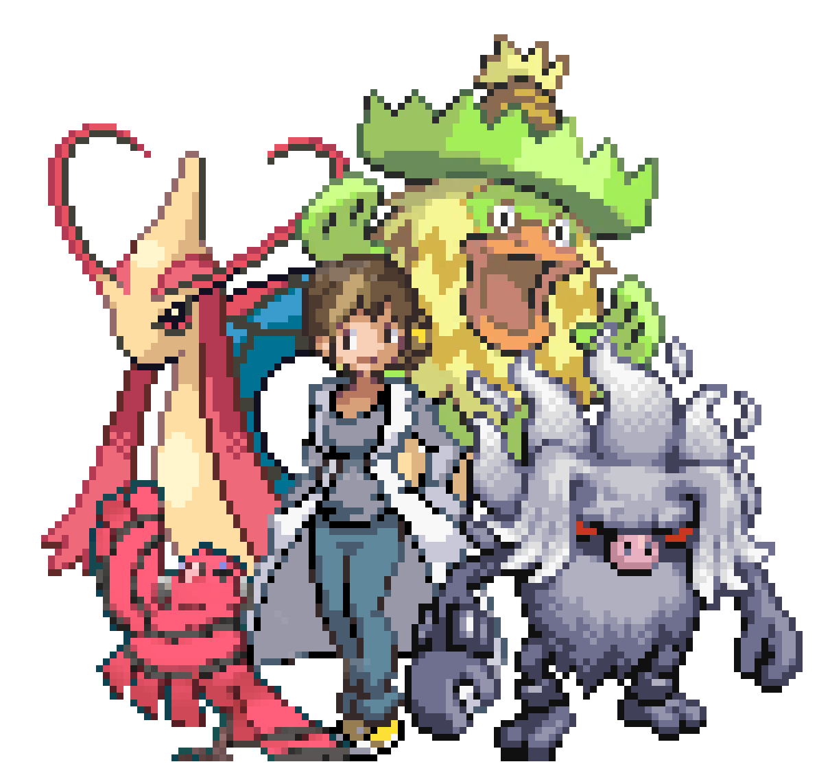 [f23358] Pokemon Pixel Art