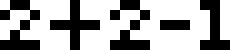 [9664c4] 2+2-1