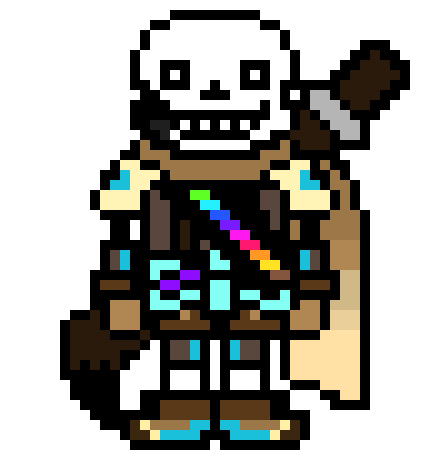 [9664c4] Underverse Ink Sans sprite